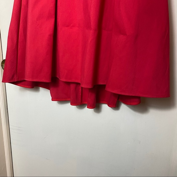 HH Red Off-The-Shoulder Flounce Dress NWT - Picture 7 of 9
